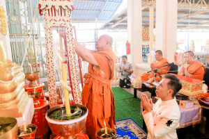 มรภ.เทพสตรี ร่วมพิธีพุทธาภิเษกเข็มกลัดที่ระลึกงานแผ่นดินสมเด็จพระนารายณ์มหาราช ประจำปี พ.ศ. 2569 รุ่นนั่งบัลลังก์ ครบรอบ 370 ปี แห่งการขึ้นครองราชย์ เพื่อมอบให้ผู้ร่วมรำบวงสรวงและคณะกรรมการจัดงานแผ่นดินฯ เพื่อความเป็นสิริมงคล