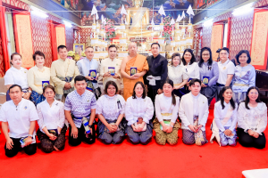 มรภ.เทพสตรี ร่วมพิธีพุทธาภิเษกเข็มกลัดที่ระลึกงานแผ่นดินสมเด็จพระนารายณ์มหาราช ประจำปี พ.ศ. 2569 รุ่นนั่งบัลลังก์ ครบรอบ 370 ปี แห่งการขึ้นครองราชย์ เพื่อมอบให้ผู้ร่วมรำบวงสรวงและคณะกรรมการจัดงานแผ่นดินฯ เพื่อความเป็นสิริมงคล