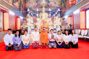 มรภ.เทพสตรี ร่วมพิธีพุทธาภิเษกเข็มกลัดที่ระลึกงานแผ่นดินสมเด็จพระนารายณ์มหาราช ประจำปี พ.ศ. 2569 รุ่นนั่งบัลลังก์ ครบรอบ 370 ปี แห่งการขึ้นครองราชย์ เพื่อมอบให้ผู้ร่วมรำบวงสรวงและคณะกรรมการจัดงานแผ่นดินฯ เพื่อความเป็นสิริมงคล