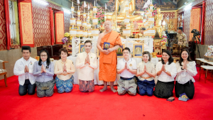 มรภ.เทพสตรี ร่วมพิธีพุทธาภิเษกเข็มกลัดที่ระลึกงานแผ่นดินสมเด็จพระนารายณ์มหาราช ประจำปี พ.ศ. 2569 รุ่นนั่งบัลลังก์ ครบรอบ 370 ปี แห่งการขึ้นครองราชย์ เพื่อมอบให้ผู้ร่วมรำบวงสรวงและคณะกรรมการจัดงานแผ่นดินฯ เพื่อความเป็นสิริมงคล