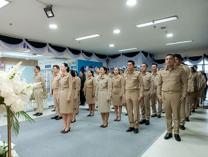 มรภ.เทพสตรี ร่วมกิจกรรมรวมพลังแห่งความภักดี เพื่ออุทิศถวายเป็นพระราชกุศลแด่ สมเด็จพระนางเจ้าสิริกิติ์ พระบรมราชินีนาถ พระบรมราชชนนีพันปีหลวง