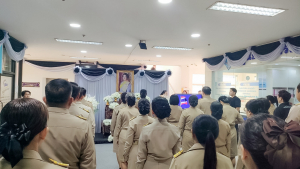 มรภ.เทพสตรี ร่วมกิจกรรมรวมพลังแห่งความภักดี เพื่ออุทิศถวายเป็นพระราชกุศลแด่ สมเด็จพระนางเจ้าสิริกิติ์ พระบรมราชินีนาถ พระบรมราชชนนีพันปีหลวง