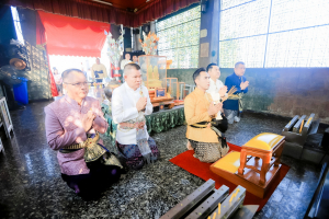 อธิการบดี มรภ.เทพสตรี ร่วมพิธีขออนุญาตจัดงานแผ่นดินสมเด็จพระนารายณ์มหาราช ครั้งที่ 38 ประจำปี พ.ศ. 2569 ณ สถานที่ศักดิ์สิทธิ์นอกเขตพระราชทาน เพื่อความเป็นสิริมงคลแก่คณะกรรมการจัดงาน