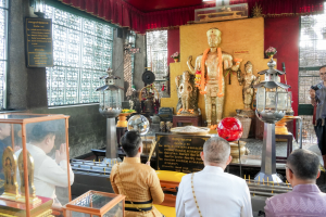 อธิการบดี มรภ.เทพสตรี ร่วมพิธีขออนุญาตจัดงานแผ่นดินสมเด็จพระนารายณ์มหาราช ครั้งที่ 38 ประจำปี พ.ศ. 2569 ณ สถานที่ศักดิ์สิทธิ์นอกเขตพระราชทาน เพื่อความเป็นสิริมงคลแก่คณะกรรมการจัดงาน