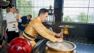 อธิการบดี มรภ.เทพสตรี ร่วมพิธีขออนุญาตจัดงานแผ่นดินสมเด็จพระนารายณ์มหาราช ครั้งที่ 38 ประจำปี พ.ศ. 2569 ณ สถานที่ศักดิ์สิทธิ์นอกเขตพระราชทาน เพื่อความเป็นสิริมงคลแก่คณะกรรมการจัดงาน