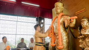 อธิการบดี มรภ.เทพสตรี ร่วมพิธีขออนุญาตจัดงานแผ่นดินสมเด็จพระนารายณ์มหาราช ครั้งที่ 38 ประจำปี พ.ศ. 2569 ณ สถานที่ศักดิ์สิทธิ์นอกเขตพระราชทาน เพื่อความเป็นสิริมงคลแก่คณะกรรมการจัดงาน