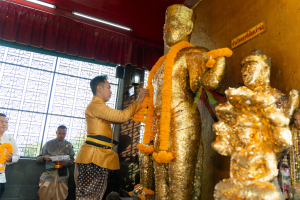 อธิการบดี มรภ.เทพสตรี ร่วมพิธีขออนุญาตจัดงานแผ่นดินสมเด็จพระนารายณ์มหาราช ครั้งที่ 38 ประจำปี พ.ศ. 2569 ณ สถานที่ศักดิ์สิทธิ์นอกเขตพระราชทาน เพื่อความเป็นสิริมงคลแก่คณะกรรมการจัดงาน