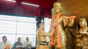 อธิการบดี มรภ.เทพสตรี ร่วมพิธีขออนุญาตจัดงานแผ่นดินสมเด็จพระนารายณ์มหาราช ครั้งที่ 38 ประจำปี พ.ศ. 2569 ณ สถานที่ศักดิ์สิทธิ์นอกเขตพระราชทาน เพื่อความเป็นสิริมงคลแก่คณะกรรมการจัดงาน