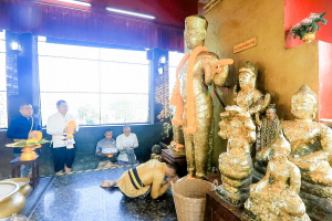 อธิการบดี มรภ.เทพสตรี ร่วมพิธีขออนุญาตจัดงานแผ่นดินสมเด็จพระนารายณ์มหาราช ครั้งที่ 38 ประจำปี พ.ศ. 2569 ณ สถานที่ศักดิ์สิทธิ์นอกเขตพระราชทาน เพื่อความเป็นสิริมงคลแก่คณะกรรมการจัดงาน