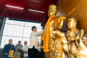 อธิการบดี มรภ.เทพสตรี ร่วมพิธีขออนุญาตจัดงานแผ่นดินสมเด็จพระนารายณ์มหาราช ครั้งที่ 38 ประจำปี พ.ศ. 2569 ณ สถานที่ศักดิ์สิทธิ์นอกเขตพระราชทาน เพื่อความเป็นสิริมงคลแก่คณะกรรมการจัดงาน