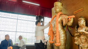 อธิการบดี มรภ.เทพสตรี ร่วมพิธีขออนุญาตจัดงานแผ่นดินสมเด็จพระนารายณ์มหาราช ครั้งที่ 38 ประจำปี พ.ศ. 2569 ณ สถานที่ศักดิ์สิทธิ์นอกเขตพระราชทาน เพื่อความเป็นสิริมงคลแก่คณะกรรมการจัดงาน