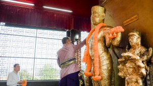 อธิการบดี มรภ.เทพสตรี ร่วมพิธีขออนุญาตจัดงานแผ่นดินสมเด็จพระนารายณ์มหาราช ครั้งที่ 38 ประจำปี พ.ศ. 2569 ณ สถานที่ศักดิ์สิทธิ์นอกเขตพระราชทาน เพื่อความเป็นสิริมงคลแก่คณะกรรมการจัดงาน