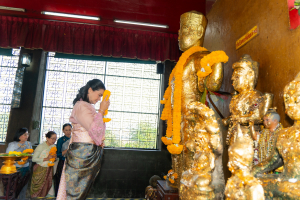 อธิการบดี มรภ.เทพสตรี ร่วมพิธีขออนุญาตจัดงานแผ่นดินสมเด็จพระนารายณ์มหาราช ครั้งที่ 38 ประจำปี พ.ศ. 2569 ณ สถานที่ศักดิ์สิทธิ์นอกเขตพระราชทาน เพื่อความเป็นสิริมงคลแก่คณะกรรมการจัดงาน