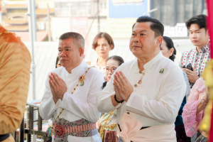 อธิการบดี มรภ.เทพสตรี ร่วมพิธีขออนุญาตจัดงานแผ่นดินสมเด็จพระนารายณ์มหาราช ครั้งที่ 38 ประจำปี พ.ศ. 2569 ณ สถานที่ศักดิ์สิทธิ์นอกเขตพระราชทาน เพื่อความเป็นสิริมงคลแก่คณะกรรมการจัดงาน