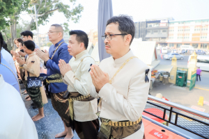 อธิการบดี มรภ.เทพสตรี ร่วมพิธีขออนุญาตจัดงานแผ่นดินสมเด็จพระนารายณ์มหาราช ครั้งที่ 38 ประจำปี พ.ศ. 2569 ณ สถานที่ศักดิ์สิทธิ์นอกเขตพระราชทาน เพื่อความเป็นสิริมงคลแก่คณะกรรมการจัดงาน