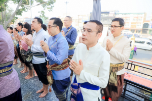 อธิการบดี มรภ.เทพสตรี ร่วมพิธีขออนุญาตจัดงานแผ่นดินสมเด็จพระนารายณ์มหาราช ครั้งที่ 38 ประจำปี พ.ศ. 2569 ณ สถานที่ศักดิ์สิทธิ์นอกเขตพระราชทาน เพื่อความเป็นสิริมงคลแก่คณะกรรมการจัดงาน