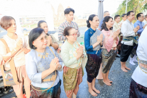 อธิการบดี มรภ.เทพสตรี ร่วมพิธีขออนุญาตจัดงานแผ่นดินสมเด็จพระนารายณ์มหาราช ครั้งที่ 38 ประจำปี พ.ศ. 2569 ณ สถานที่ศักดิ์สิทธิ์นอกเขตพระราชทาน เพื่อความเป็นสิริมงคลแก่คณะกรรมการจัดงาน