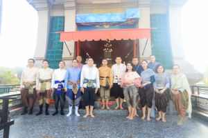 อธิการบดี มรภ.เทพสตรี ร่วมพิธีขออนุญาตจัดงานแผ่นดินสมเด็จพระนารายณ์มหาราช ครั้งที่ 38 ประจำปี พ.ศ. 2569 ณ สถานที่ศักดิ์สิทธิ์นอกเขตพระราชทาน เพื่อความเป็นสิริมงคลแก่คณะกรรมการจัดงาน