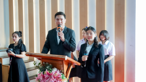 งานสื่อสารองค์กร มรภ.เทพสตรี ร่วมกับคณะวิทยาศาสตร์และเทคโนโลยี และกองบริการการศึกษา จัดบูธประชาสัมพันธ์การรับสมัครนักศึกษาเคลื่อนที่ ยกระดับการสื่อสารสู่มาตรฐานสากล