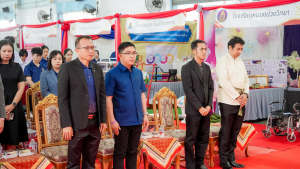 งานสื่อสารองค์กร มรภ.เทพสตรี ร่วมกับคณะวิทยาศาสตร์และเทคโนโลยี และกองบริการการศึกษา จัดบูธประชาสัมพันธ์การรับสมัครนักศึกษาเคลื่อนที่ ยกระดับการสื่อสารสู่มาตรฐานสากล