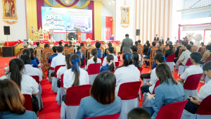 งานสื่อสารองค์กร มรภ.เทพสตรี ร่วมกับคณะวิทยาศาสตร์และเทคโนโลยี และกองบริการการศึกษา จัดบูธประชาสัมพันธ์การรับสมัครนักศึกษาเคลื่อนที่ ยกระดับการสื่อสารสู่มาตรฐานสากล