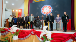 งานสื่อสารองค์กร มรภ.เทพสตรี ร่วมกับคณะวิทยาศาสตร์และเทคโนโลยี และกองบริการการศึกษา จัดบูธประชาสัมพันธ์การรับสมัครนักศึกษาเคลื่อนที่ ยกระดับการสื่อสารสู่มาตรฐานสากล