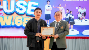 งานสื่อสารองค์กร มรภ.เทพสตรี ร่วมกับคณะวิทยาศาสตร์และเทคโนโลยี และกองบริการการศึกษา จัดบูธประชาสัมพันธ์การรับสมัครนักศึกษาเคลื่อนที่ ยกระดับการสื่อสารสู่มาตรฐานสากล