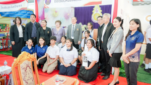 งานสื่อสารองค์กร มรภ.เทพสตรี ร่วมกับคณะวิทยาศาสตร์และเทคโนโลยี และกองบริการการศึกษา จัดบูธประชาสัมพันธ์การรับสมัครนักศึกษาเคลื่อนที่ ยกระดับการสื่อสารสู่มาตรฐานสากล