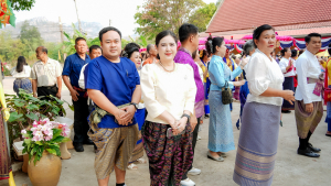 มรภ.เทพสตรี ร่วมงานบุญกำฟ้า ชุมชนไทยพวนบ้านน้ำจั้น