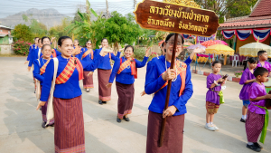 มรภ.เทพสตรี ร่วมงานบุญกำฟ้า ชุมชนไทยพวนบ้านน้ำจั้น