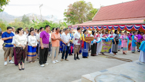 มรภ.เทพสตรี ร่วมงานบุญกำฟ้า ชุมชนไทยพวนบ้านน้ำจั้น