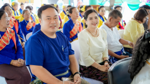 มรภ.เทพสตรี ร่วมงานบุญกำฟ้า ชุมชนไทยพวนบ้านน้ำจั้น