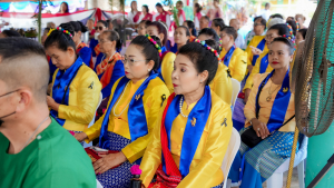 มรภ.เทพสตรี ร่วมงานบุญกำฟ้า ชุมชนไทยพวนบ้านน้ำจั้น