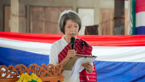 มรภ.เทพสตรี ร่วมงานบุญกำฟ้า ชุมชนไทยพวนบ้านน้ำจั้น