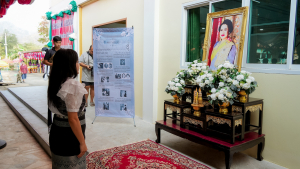 มรภ.เทพสตรี ร่วมงานบุญกำฟ้า ชุมชนไทยพวนบ้านน้ำจั้น