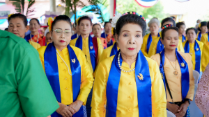 มรภ.เทพสตรี ร่วมงานบุญกำฟ้า ชุมชนไทยพวนบ้านน้ำจั้น