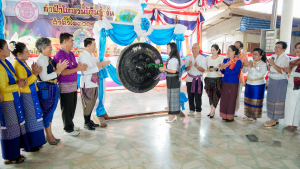 มรภ.เทพสตรี ร่วมงานบุญกำฟ้า ชุมชนไทยพวนบ้านน้ำจั้น