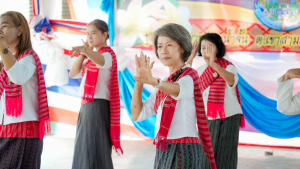 มรภ.เทพสตรี ร่วมงานบุญกำฟ้า ชุมชนไทยพวนบ้านน้ำจั้น