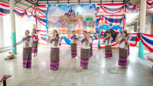 มรภ.เทพสตรี ร่วมงานบุญกำฟ้า ชุมชนไทยพวนบ้านน้ำจั้น