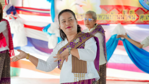 มรภ.เทพสตรี ร่วมงานบุญกำฟ้า ชุมชนไทยพวนบ้านน้ำจั้น