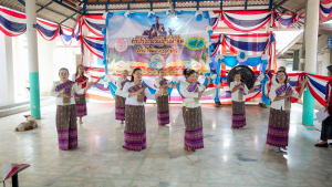 มรภ.เทพสตรี ร่วมงานบุญกำฟ้า ชุมชนไทยพวนบ้านน้ำจั้น