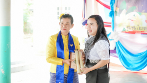 มรภ.เทพสตรี ร่วมงานบุญกำฟ้า ชุมชนไทยพวนบ้านน้ำจั้น