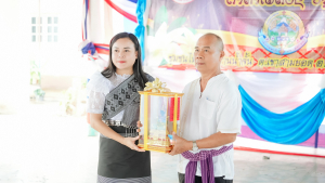 มรภ.เทพสตรี ร่วมงานบุญกำฟ้า ชุมชนไทยพวนบ้านน้ำจั้น