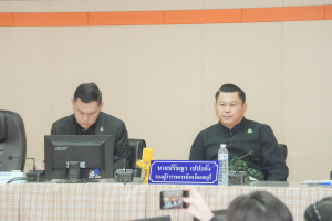 มรภ.เทพสตรี และหัวหน้าส่วนราชการ ต้อนรับคณะทำงานทางวิชาการสภากาชาดไทย ในโอกาสนิเทศและตรวจเยี่ยมโครงการส่งเสริมและพัฒนาการพูด อ่าน เขียนภาษาไทย ของโรงเรียน จ.ลพบุรี