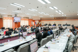 มรภ.เทพสตรี และหัวหน้าส่วนราชการ ต้อนรับคณะทำงานทางวิชาการสภากาชาดไทย ในโอกาสนิเทศและตรวจเยี่ยมโครงการส่งเสริมและพัฒนาการพูด อ่าน เขียนภาษาไทย ของโรงเรียน จ.ลพบุรี