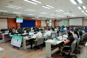 มรภ.เทพสตรี และหัวหน้าส่วนราชการ ต้อนรับคณะทำงานทางวิชาการสภากาชาดไทย ในโอกาสนิเทศและตรวจเยี่ยมโครงการส่งเสริมและพัฒนาการพูด อ่าน เขียนภาษาไทย ของโรงเรียน จ.ลพบุรี