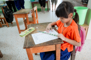 มรภ.เทพสตรี และหัวหน้าส่วนราชการ ต้อนรับคณะทำงานทางวิชาการสภากาชาดไทย ในโอกาสนิเทศและตรวจเยี่ยมโครงการส่งเสริมและพัฒนาการพูด อ่าน เขียนภาษาไทย ของโรงเรียน จ.ลพบุรี
