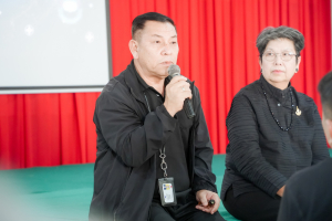 มรภ.เทพสตรี และหัวหน้าส่วนราชการ ต้อนรับคณะทำงานทางวิชาการสภากาชาดไทย ในโอกาสนิเทศและตรวจเยี่ยมโครงการส่งเสริมและพัฒนาการพูด อ่าน เขียนภาษาไทย ของโรงเรียน จ.ลพบุรี