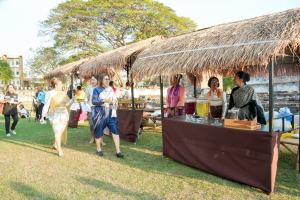 มรภ.เทพสตรี ร่วมงานแถลงข่าวการจัดงานแผ่นดินสมเด็จพระนารายณ์มหาราช 