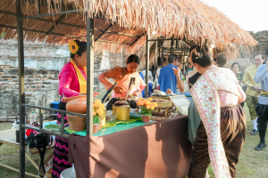 มรภ.เทพสตรี ร่วมงานแถลงข่าวการจัดงานแผ่นดินสมเด็จพระนารายณ์มหาราช 